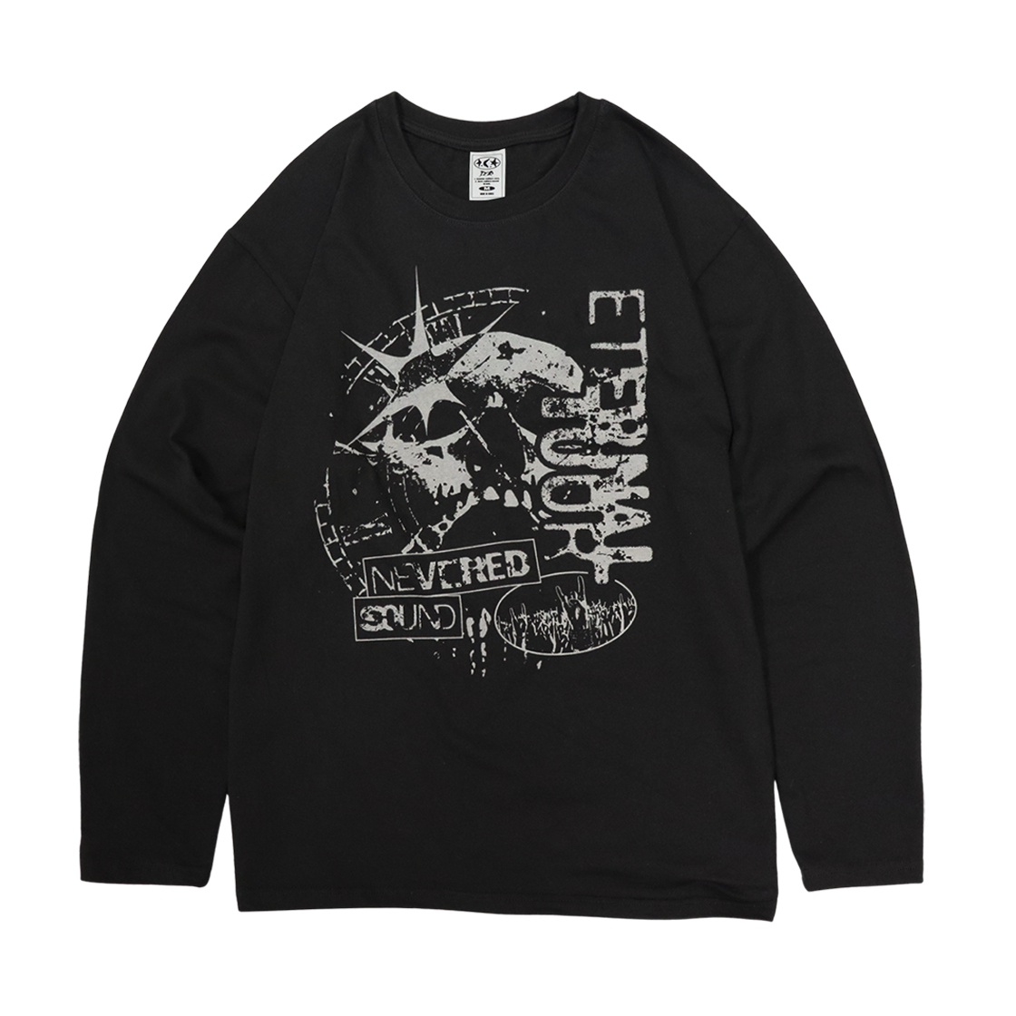 디파이클럽로버스 이터널 투어 롱슬리브 블랙(DEFYCLUBROBBERS Eternal Tour LS Black)