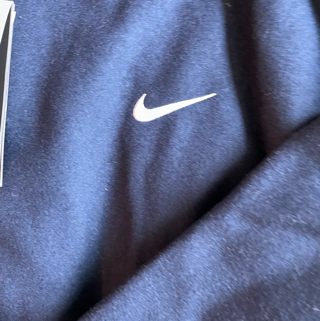 Nike NSW Varsity Jacket Midnight Navy White - Asia 착용 스타일 - 3