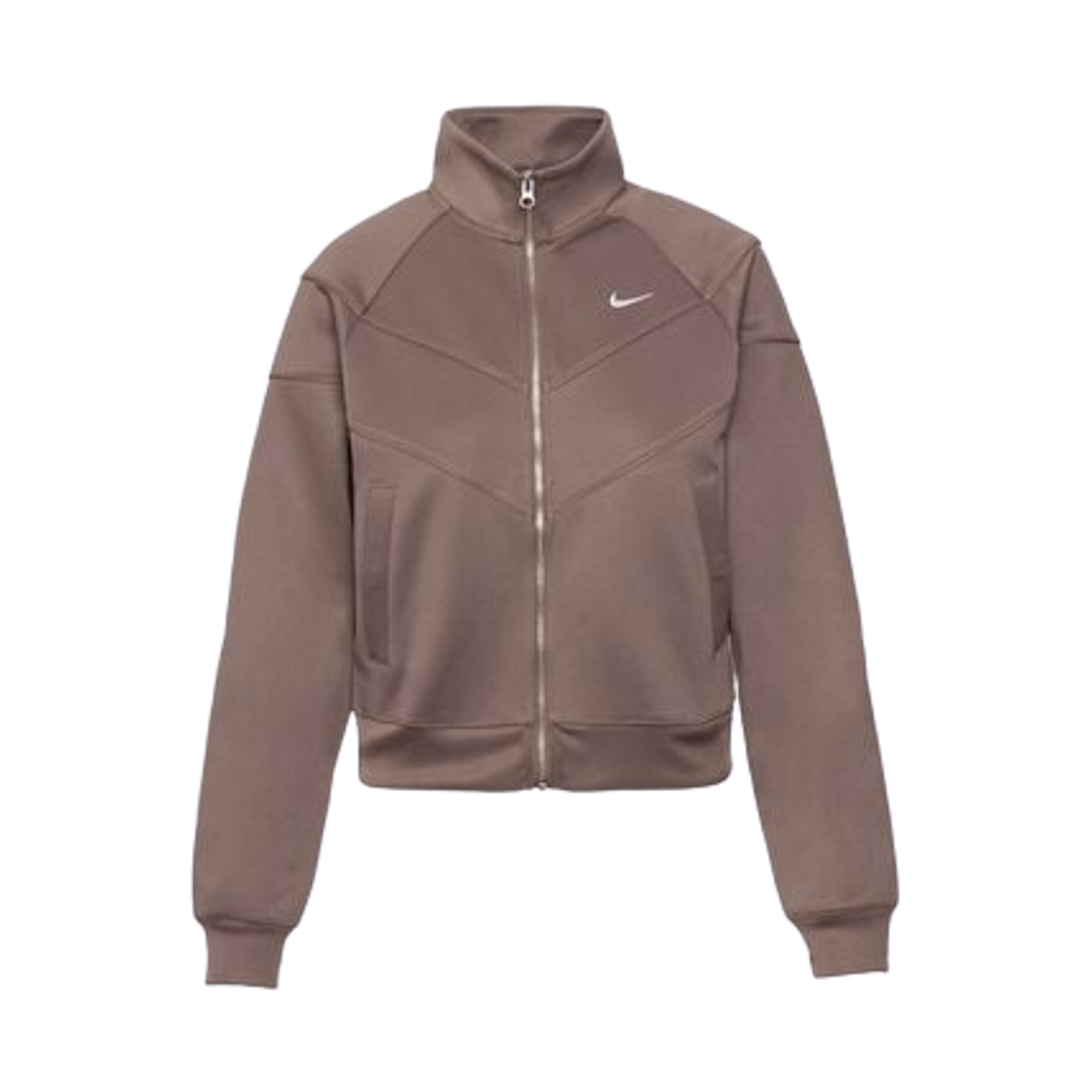 HJ0976-233 (W) Nike NSW Windrunner Knit Jacket Mink Brown White - Asia