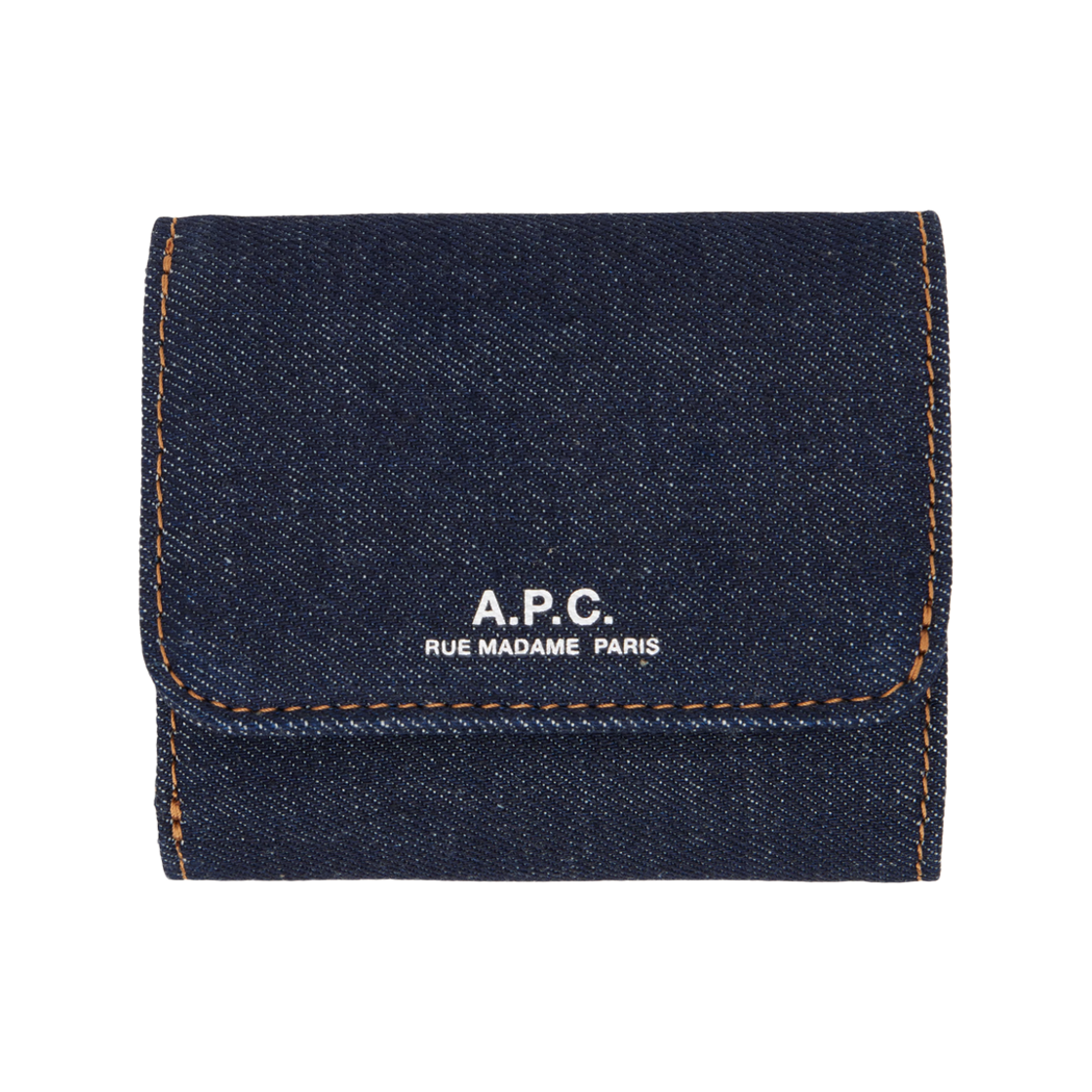 아페쎄 트라이폴드 데님 스탠다드 월렛 인디고(A.P.C. Trifold Denim Standard Wallet Indigo)