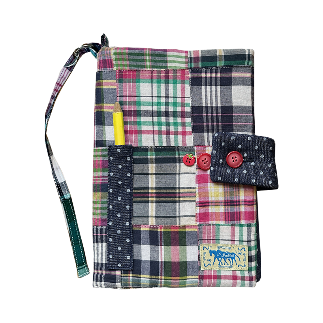 [3% 적립] 푸펫 체키 패치 북 커버([3% 적립] POUPPET Checky Patch Book Cover)