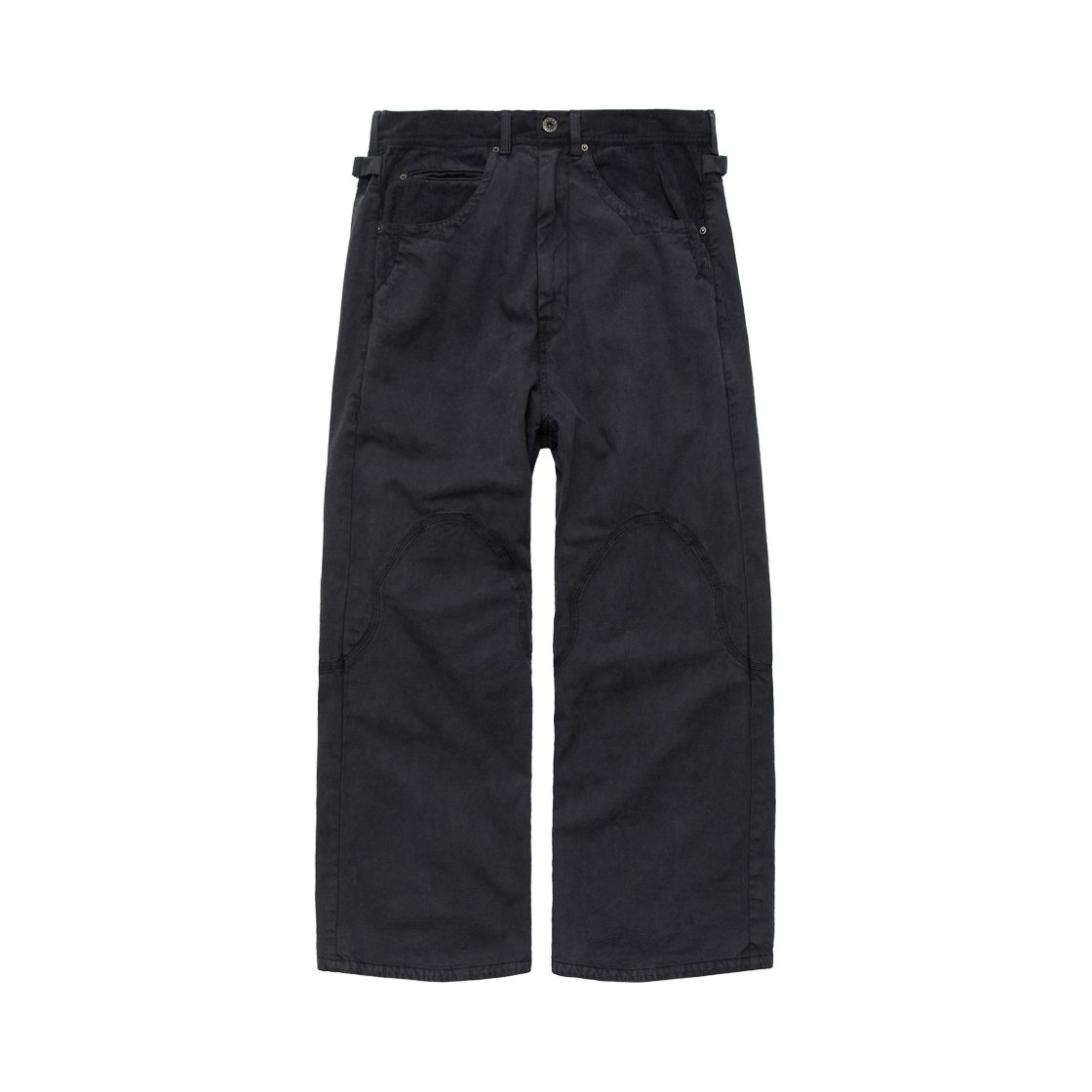 폴리테루 플레임 팬츠 워시드 네이비(Polyteru Flame Pants Washed Navy)