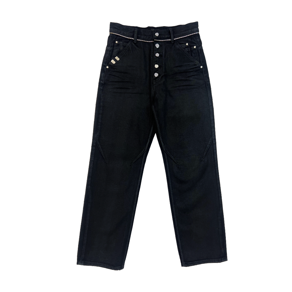 [트리플적립] 파코서플라이 알더블유엠 진 왁스드 블랙([트리플적립] PACOSPLY Rwm Jeans Waxed Black)