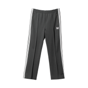 Needles Track Pant Poly Smooth Charcoal