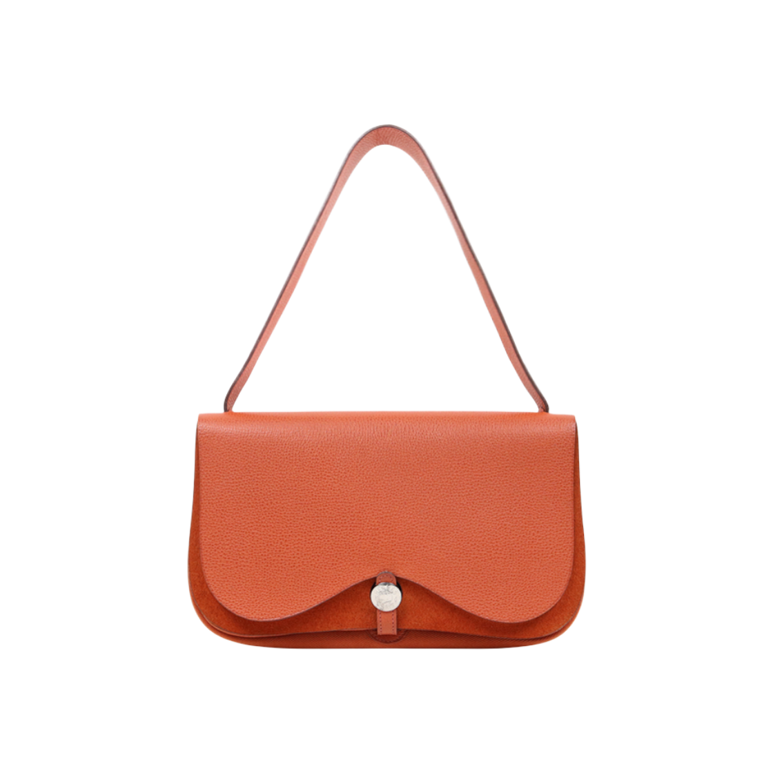 ITQOMRCDNA2K Hermes Orange Colorado Square Shoulder Bag I Engraving A-A39445