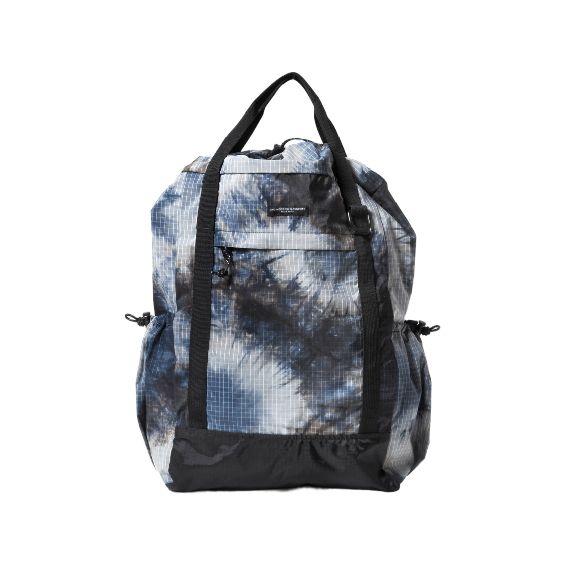SW453 Needles UL 3Way Bag Nylon Tie Dye Print Ripstop Navy