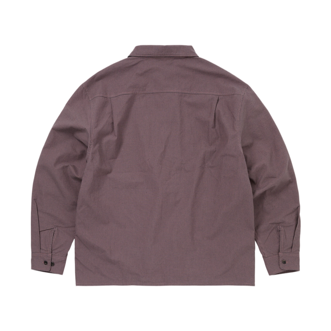 디스이즈네버댓 x 고어텍스 윈드스토퍼 체크 셔츠 플럼(Thisisneverthat x Gore-Tex Windstopper Check Shirt Plum) - 2