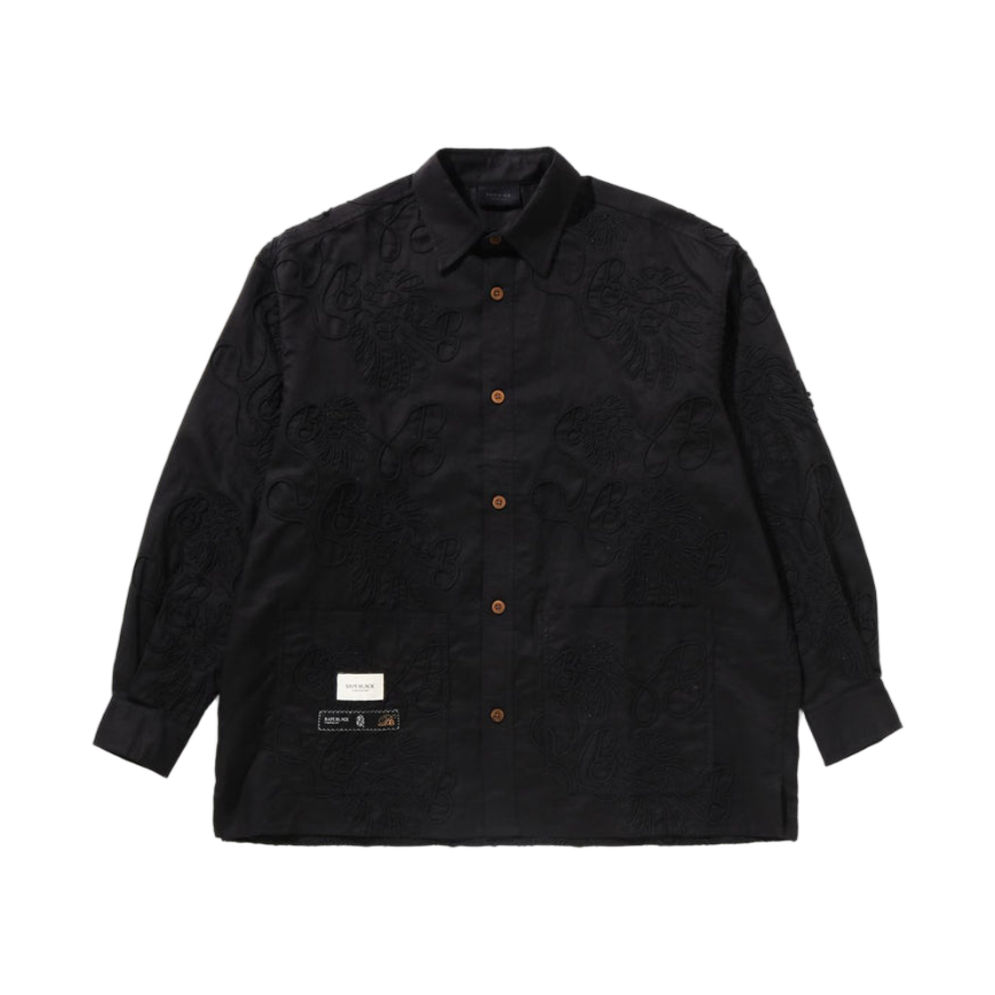 베이프 블랙 로프스티치 트위드 세트 #1 블랙(BAPE Black Ropestitch Tweed Set #1 Black)