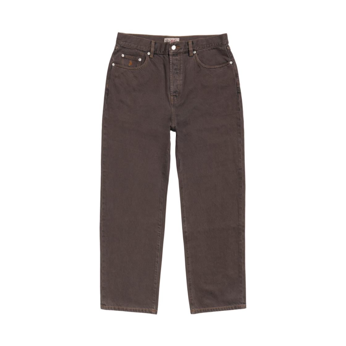 스투시 빅 올 진 데님 레진 워시 브라운(Stussy Big Ol' Jean Denim Resin Wash Brown) - 1