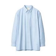 Uniqlo x JW Anderson Oxford Oversized Shirt Striped A Blue