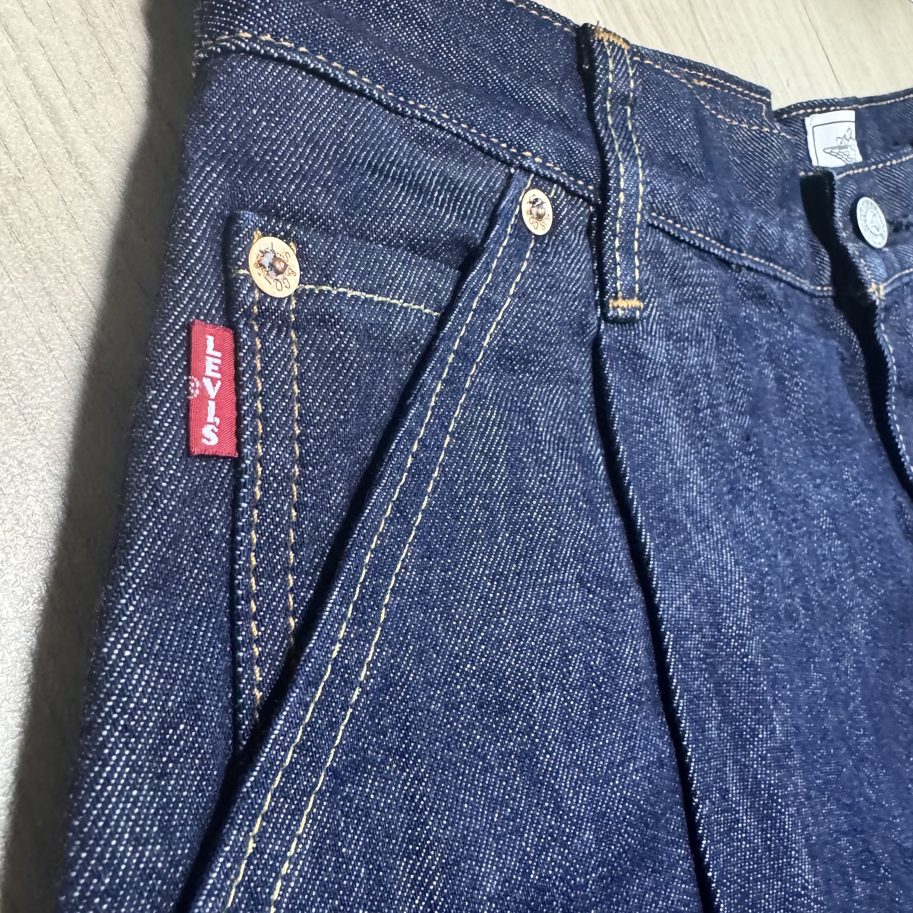 Levi's x Jordan Baggy Shorts Indigo 착용 스타일 - 2