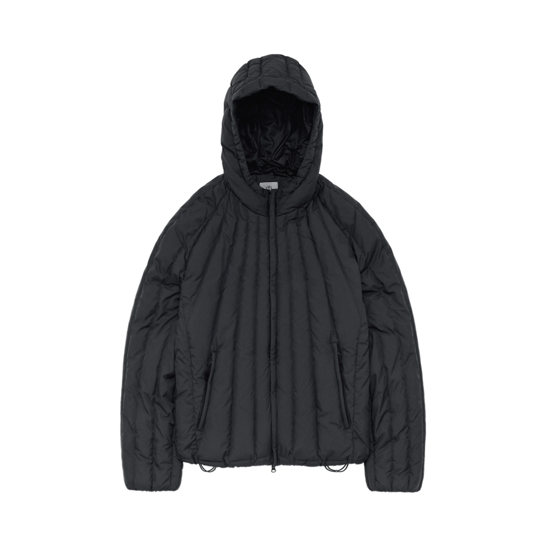 폴리테루 플로팅 후디드 다운 푸퍼 차콜(Polyteru Floating Hooded Down Puffer Charcoal)
