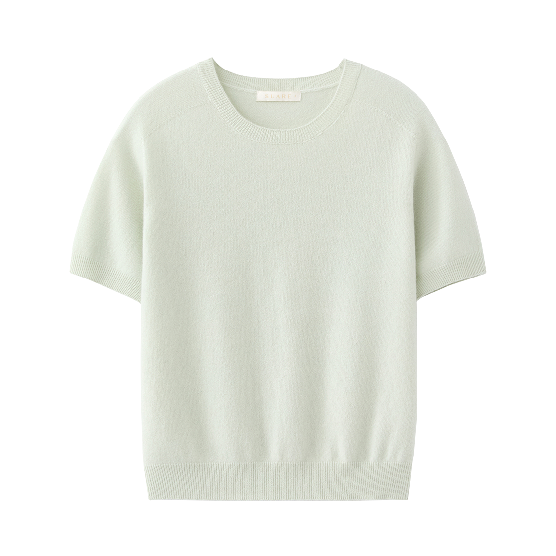 SBF1CK01WPH (W) Suare Woman Cash 10 Wool 90 Whole Garment Half Knit Pistachio