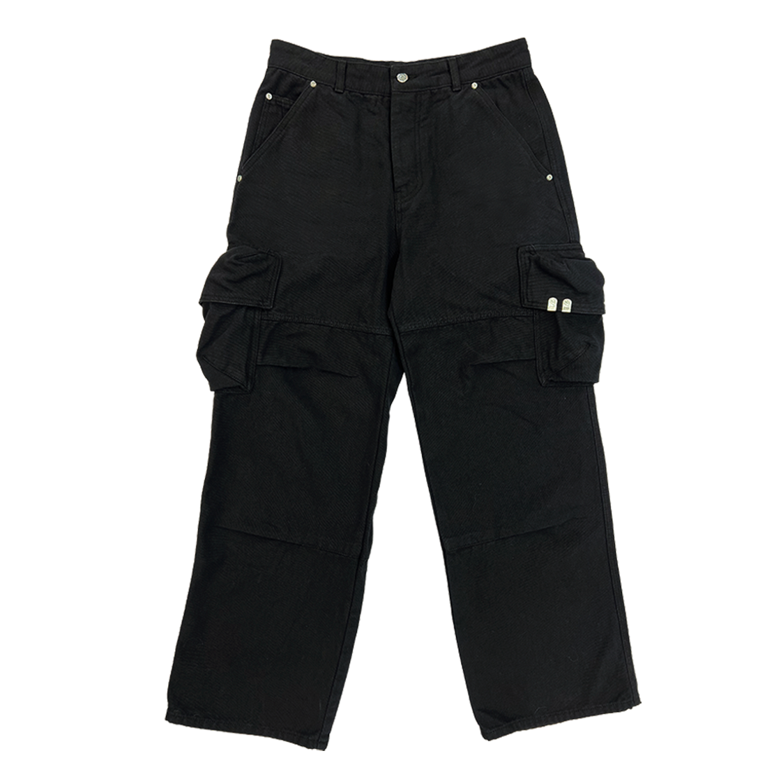 [트리플적립] 파코서플라이 올데이 카고 팬츠 블랙([트리플적립] PACOSPLY Allday Cargo Pants Black)