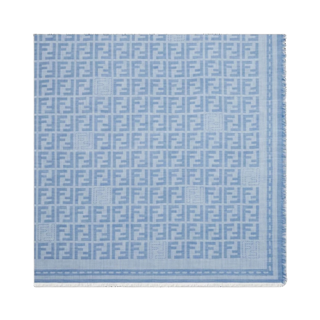 FXT069 AUM7 F0RU7 25S [25% 쿠폰] (W) Fendi FF Wool Shawl Blue