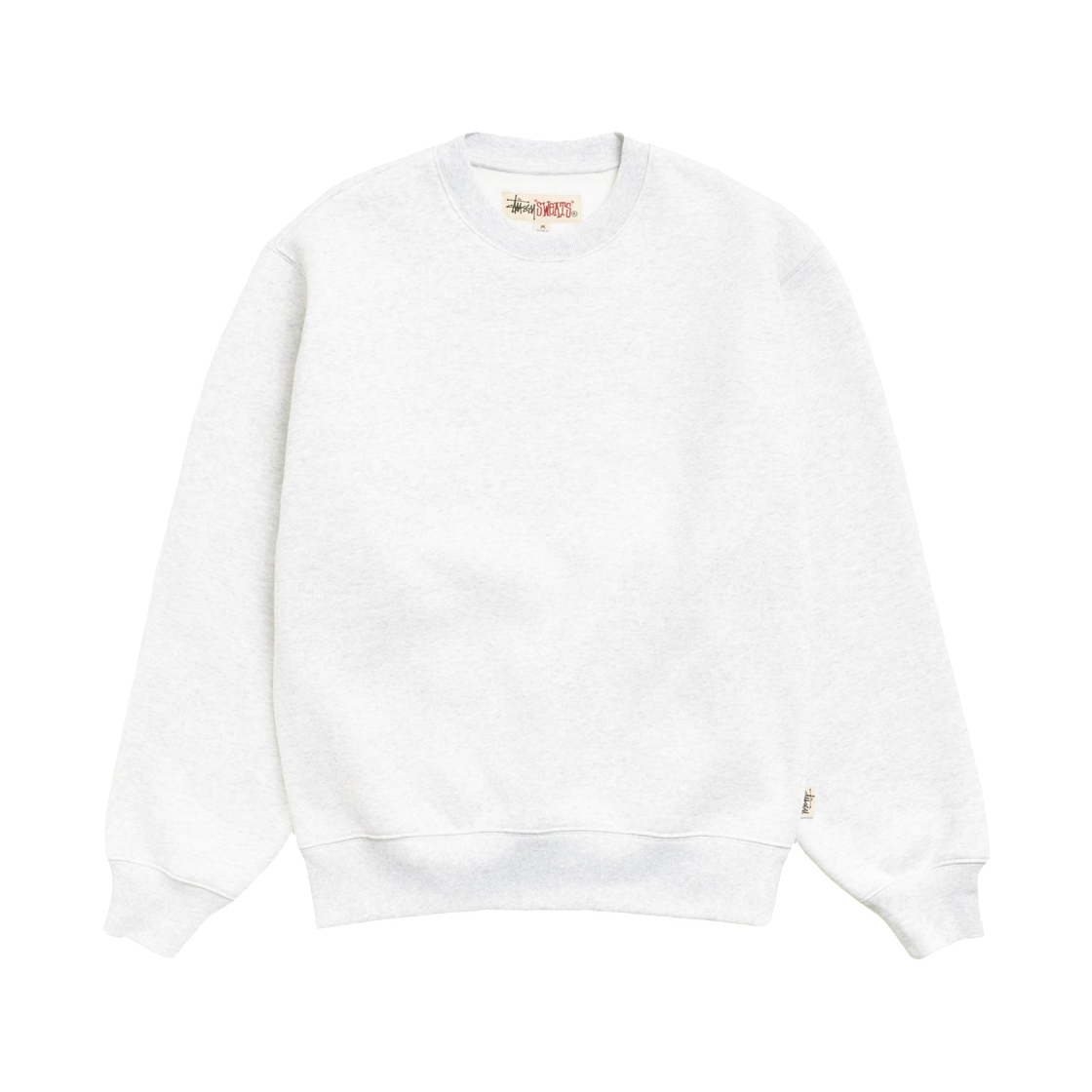 118607 Stussy Fleece Crew Ash Heather