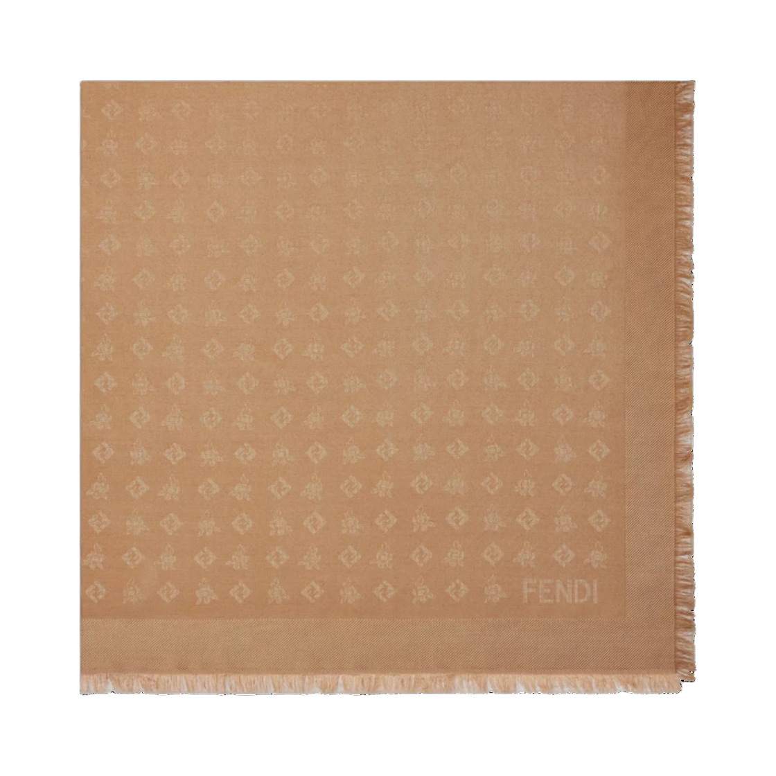 FXT069 AUM7 F0QB8 25S [25% 쿠폰] (W) Fendi FF Wool Shawl Brown