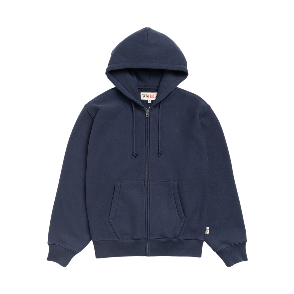 118609 Stussy Fleece Zip Hoodie Navy