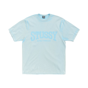 Stussy Burly Stone Washed Tee Sky Blue