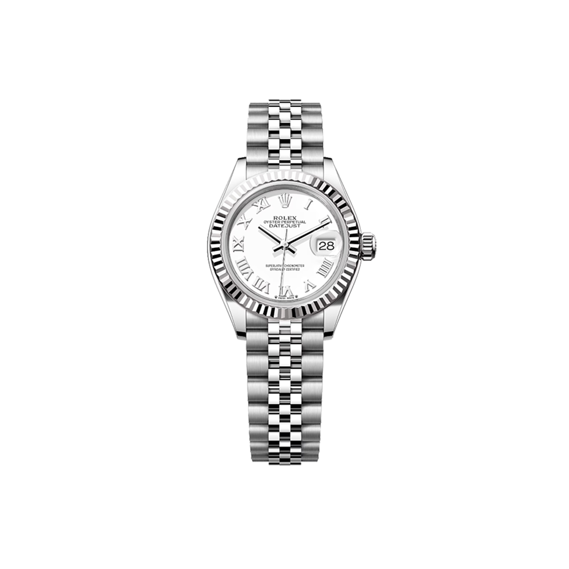 롤렉스 데이저스트 28-279174 화이트 로마 쥬빌리 NO.7462(Rolex Datejust 28-279174 White Roman Jubilee No. 7462) - 1