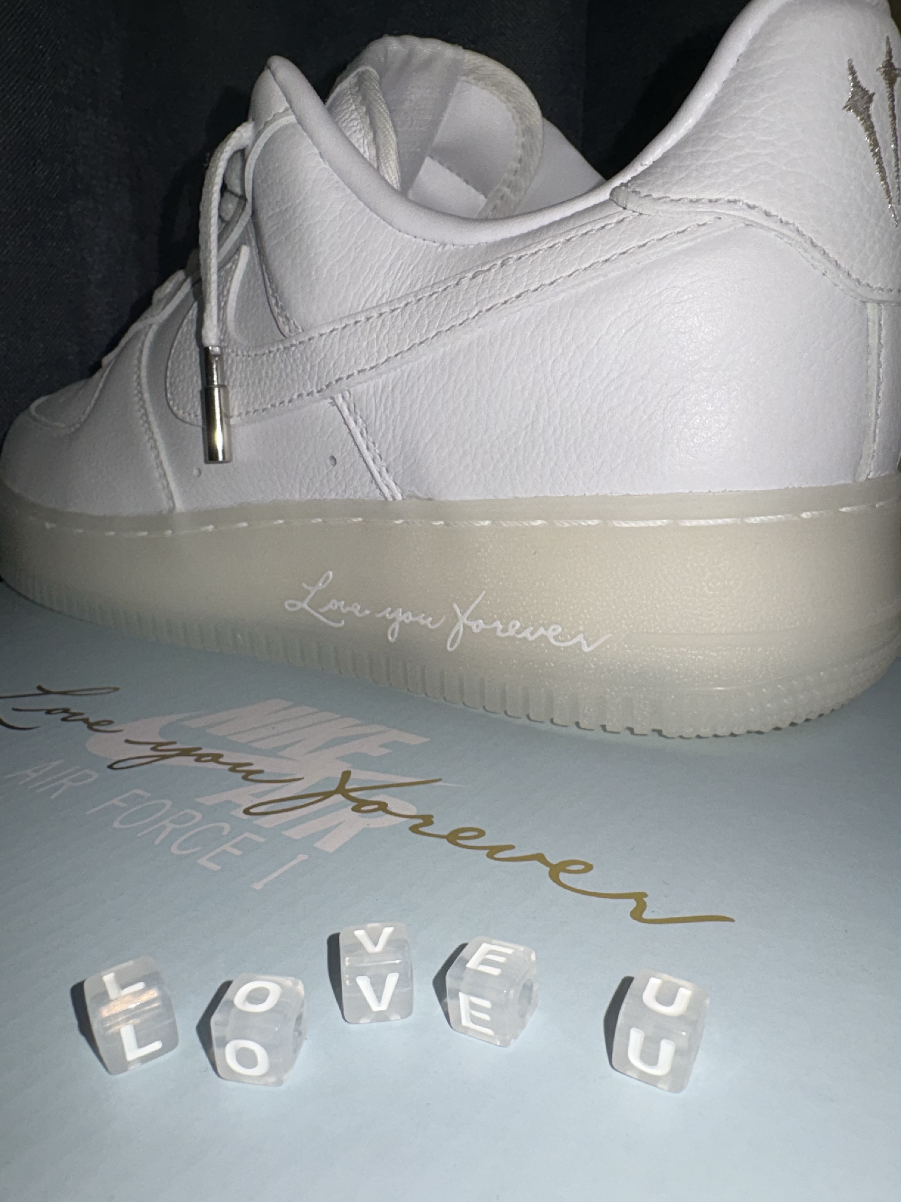 Nike x Drake Nocta Air Force 1 Low SP Certified Lover Boy White Cobalt Tint 착용 스타일