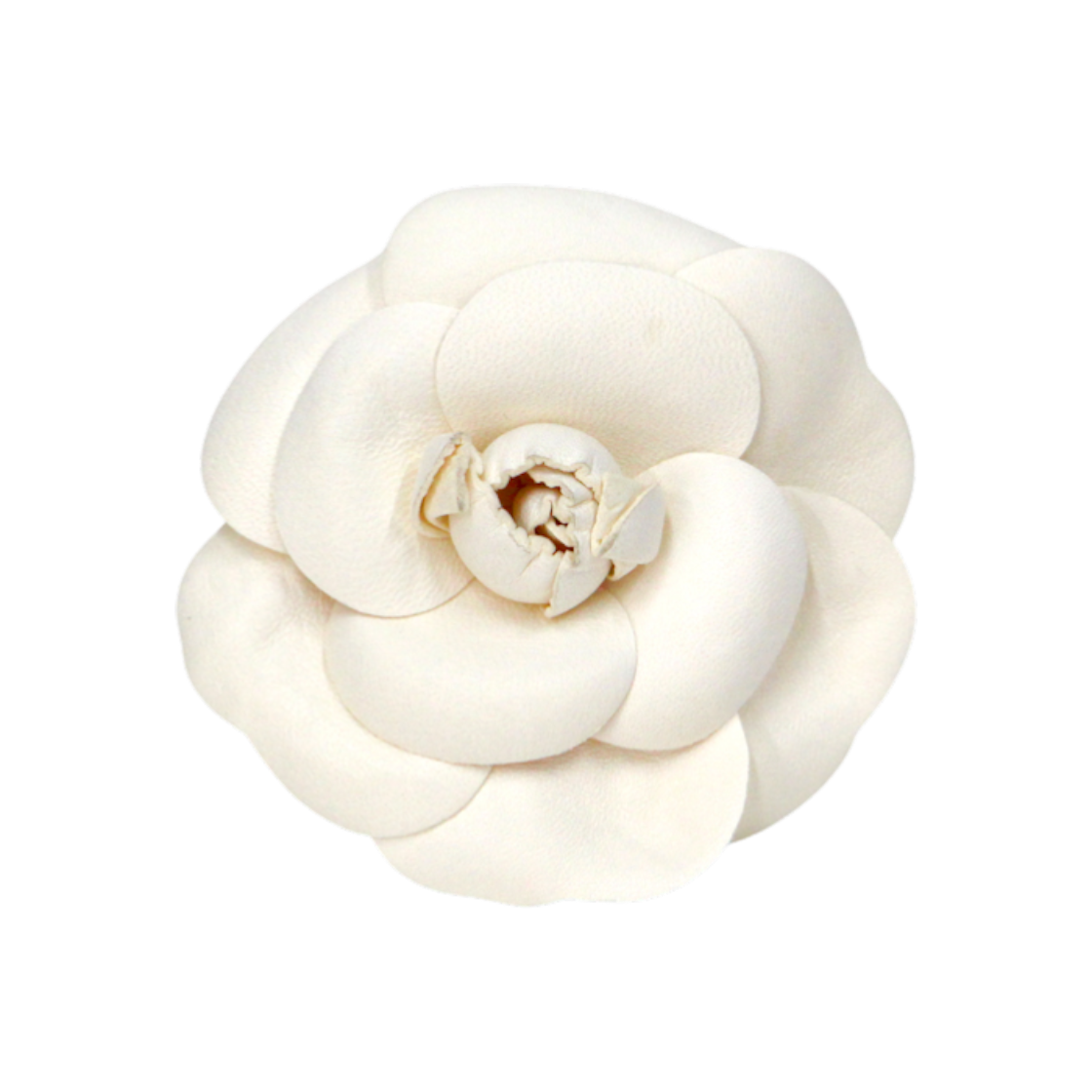샤넬 화이트 까멜리아 코사지 브로치 A-B46529(Chanel White Camellia Corsage Brooch A-B46529) - 1