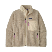 (W) Patagonia Classic Retro-X Fleece Jacket Natural W Light Violet