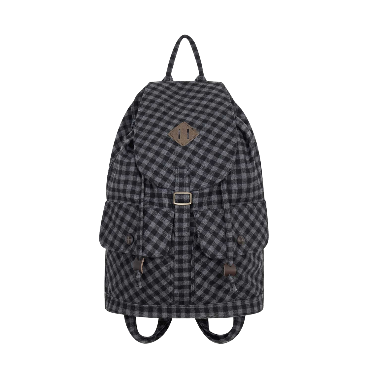 사파리스팟 저니 체크 백팩 블랙(Safarispot Journey Check Backpack Black)