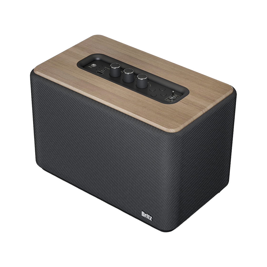 브리츠 BZ-CM500 블루투스 프리미엄 스피커 오크(Britz BZ-CM500  Bluetooth Premium Speakers Natural Oak) - 4