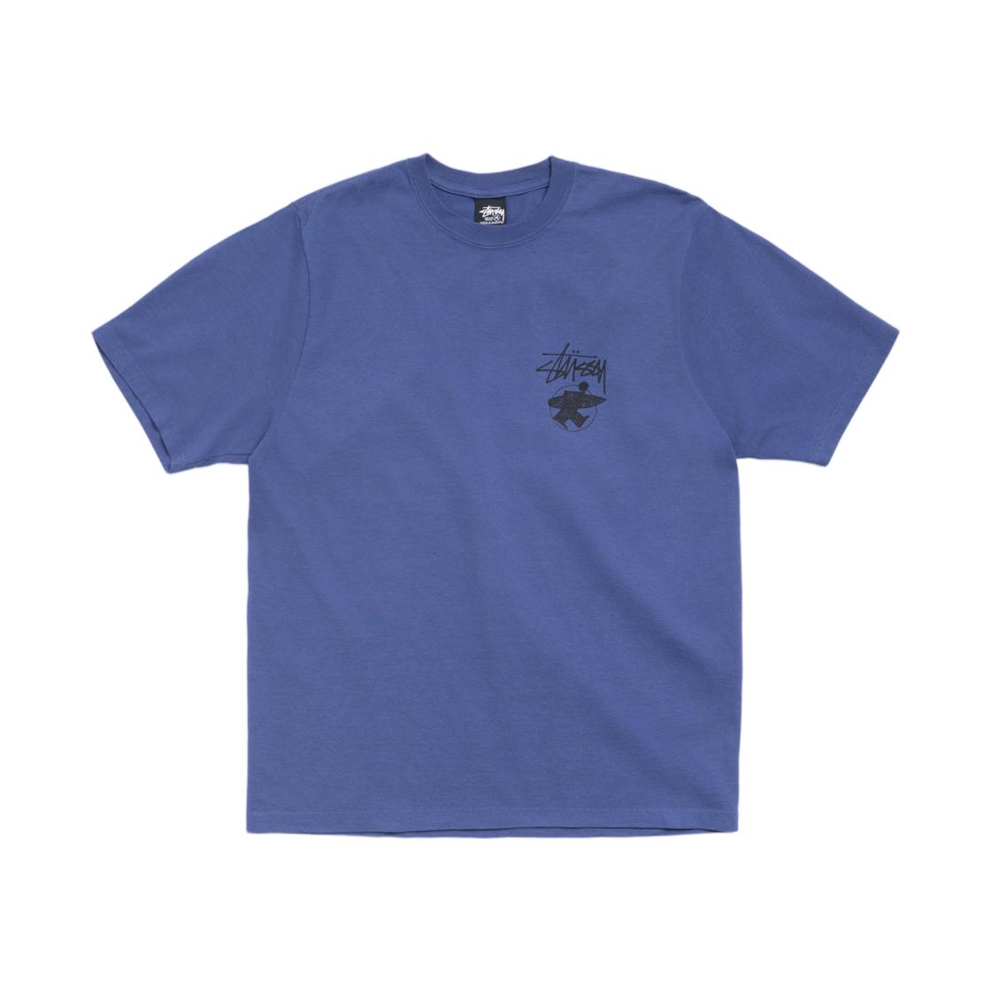 1905179 Stussy Long Haul Tee Pigment Dyed Indigo