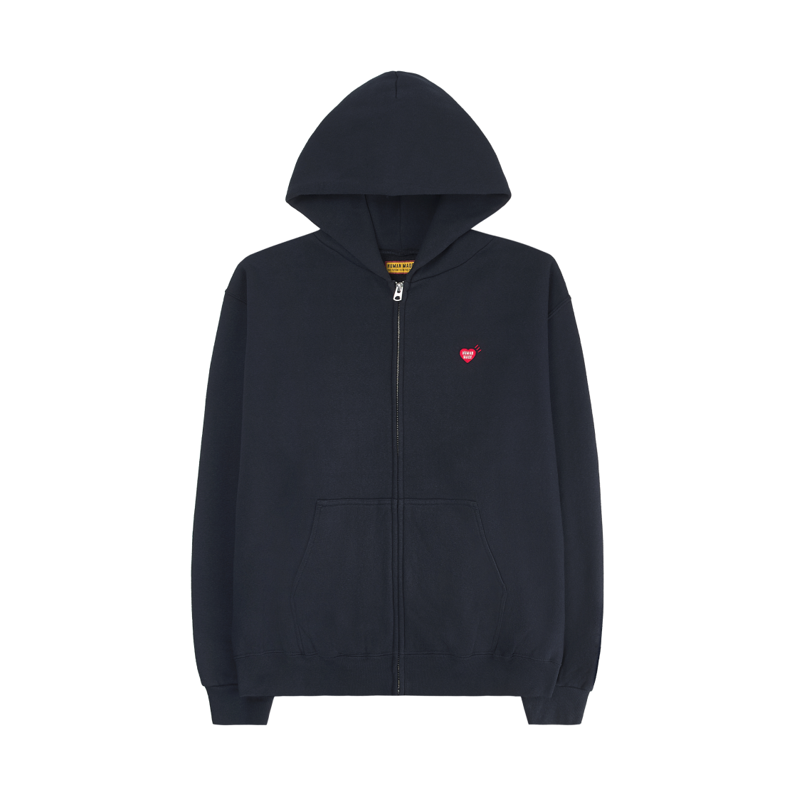 휴먼 메이드 클래식 집업 스웨트 후드 네이비(Human Made Classic Zip-Up Sweat Hoodie Navy)