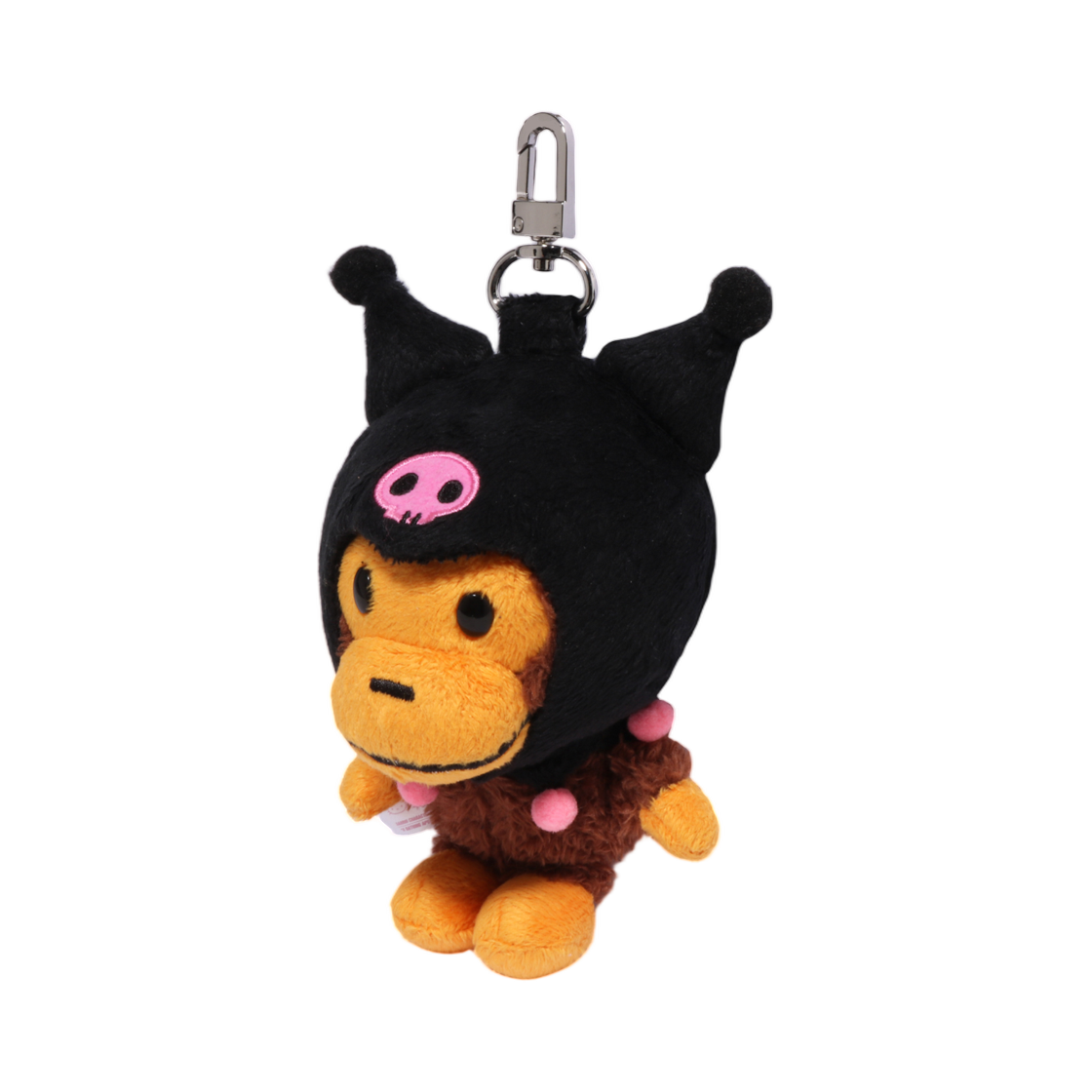 베이프 x 산리오 캐릭터즈 플러시 인형 키체인 블랙(BAPE x Sanrio Characters Plush Doll Keychain Black) - 2