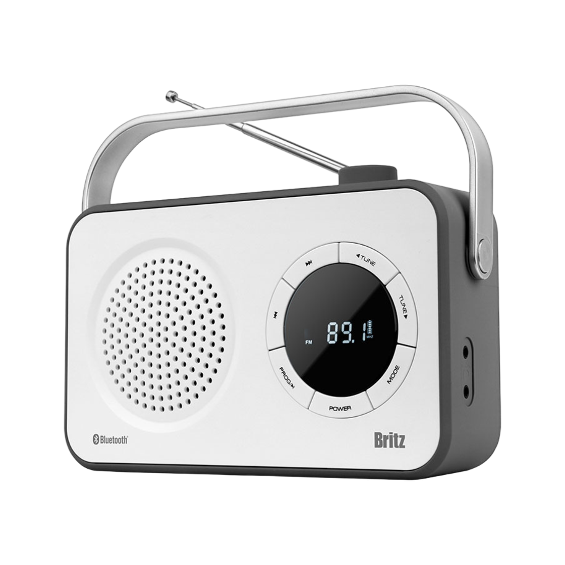 브리츠 BZ-R800BT 블루투스 시계 라디오 스피커 화이트(Britz  BZ-R800BT Bluetooth Watch Radio Speakers  white) - 1
