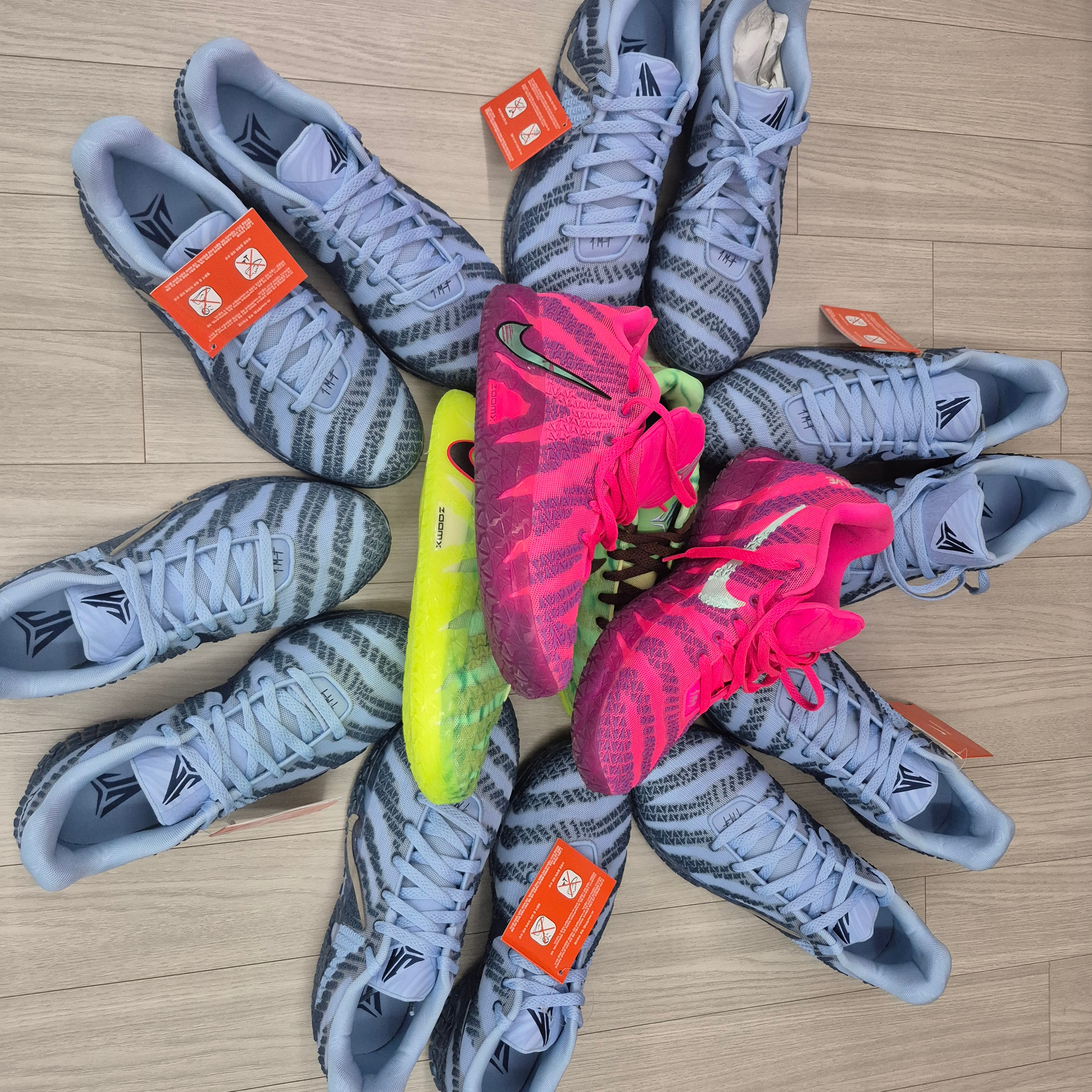 Nike Ja 3 EP Cobalt Bliss Metallic Silver, Nike Ja 3 EP Max Volume 착용 스타일 - 2