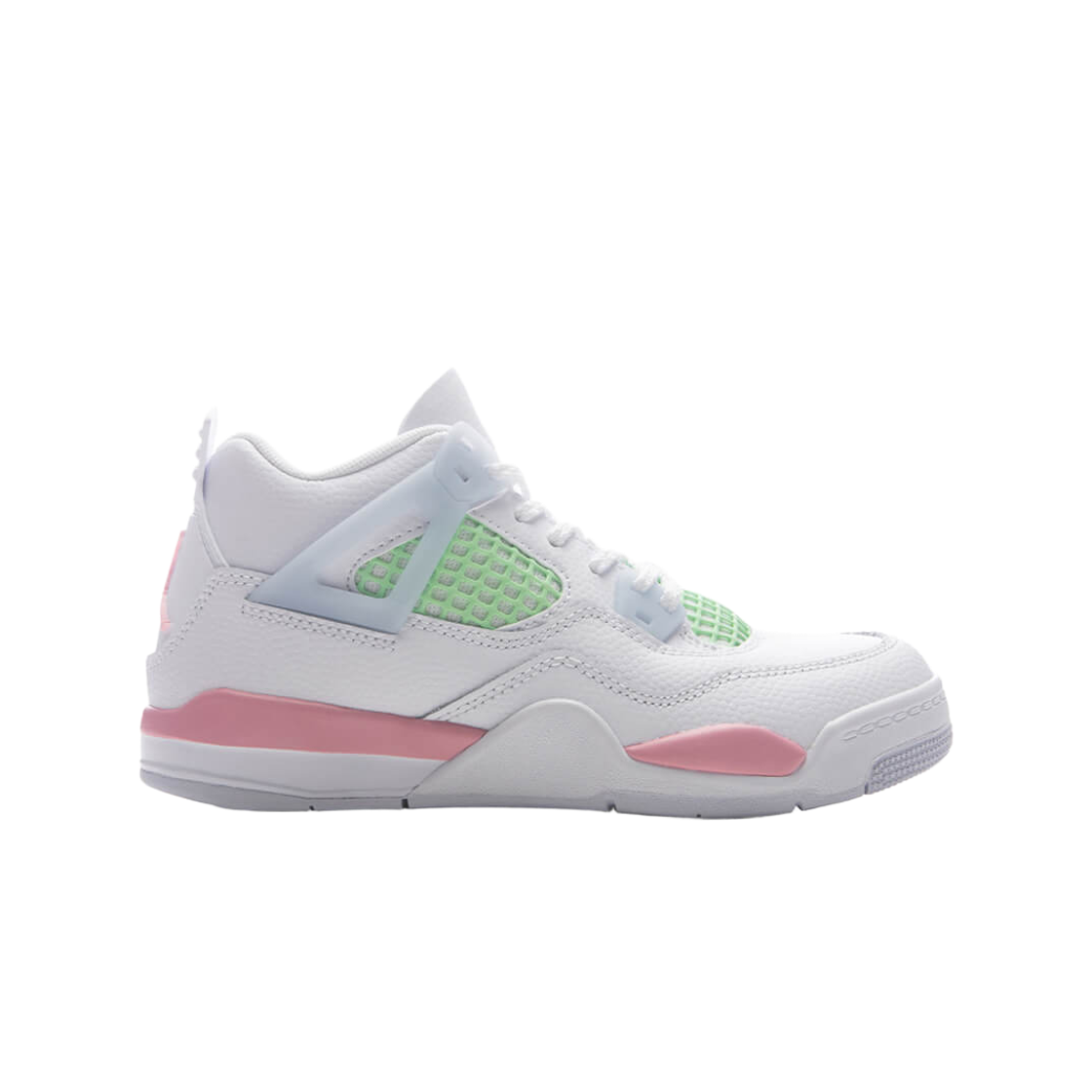 IB7069-100 (PS) Jordan 4 Retro White Medium Soft Pink