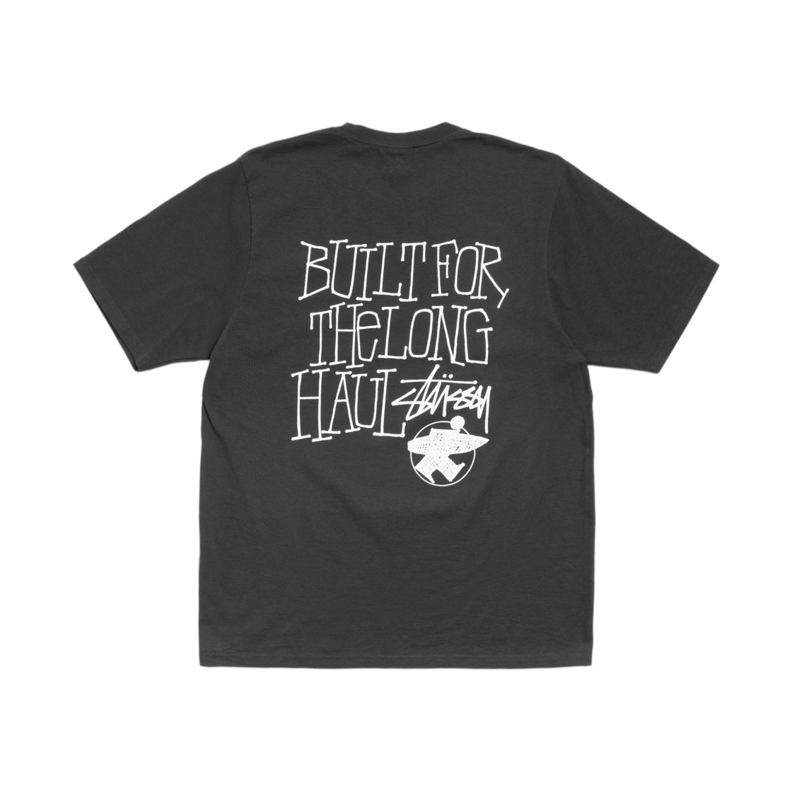 스투시 롱 홀 티 피그먼트 다이드 페이디드 블랙(Stussy Long Haul Tee Pigment Dyed Faded Black) - 2