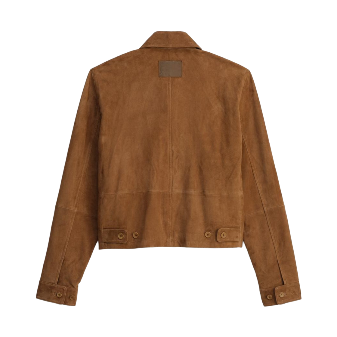 자라 아플리케 스웨이드 레더 자켓 리미티드 에디션 미디움 카멜(Zara Applique Suede Leather Jacket Limited Edition Medium Camel) - 2
