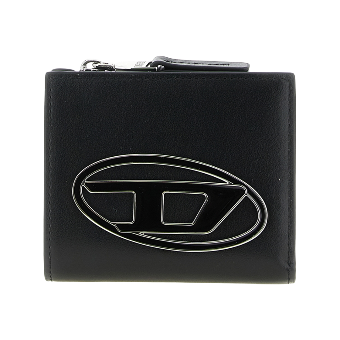 X10387PR818-T8013 Diesel 1DR Leather Bi-Fold Wallet Black
