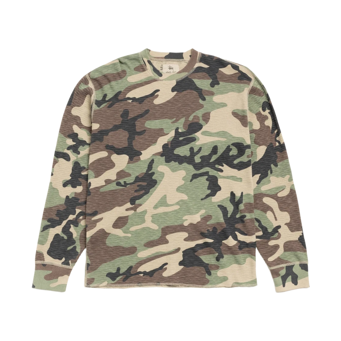 Stussy Stussy Pigment Dyed LS Thermal Camo · L