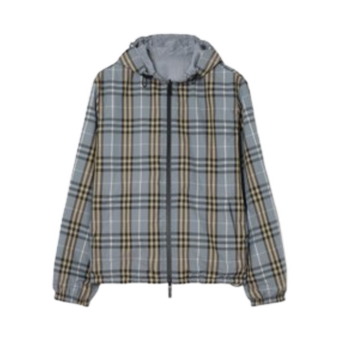 버버리 리버시블 체크 후드 자켓 웨이브 블루 | Burberry | KREAM