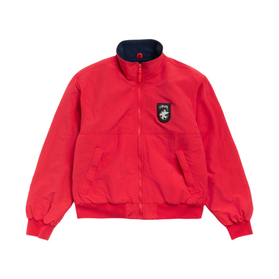 스투시 폴라 플리스 라인드 자켓 레드(Stussy Polar Fleece Lined Jacket Red) - 1