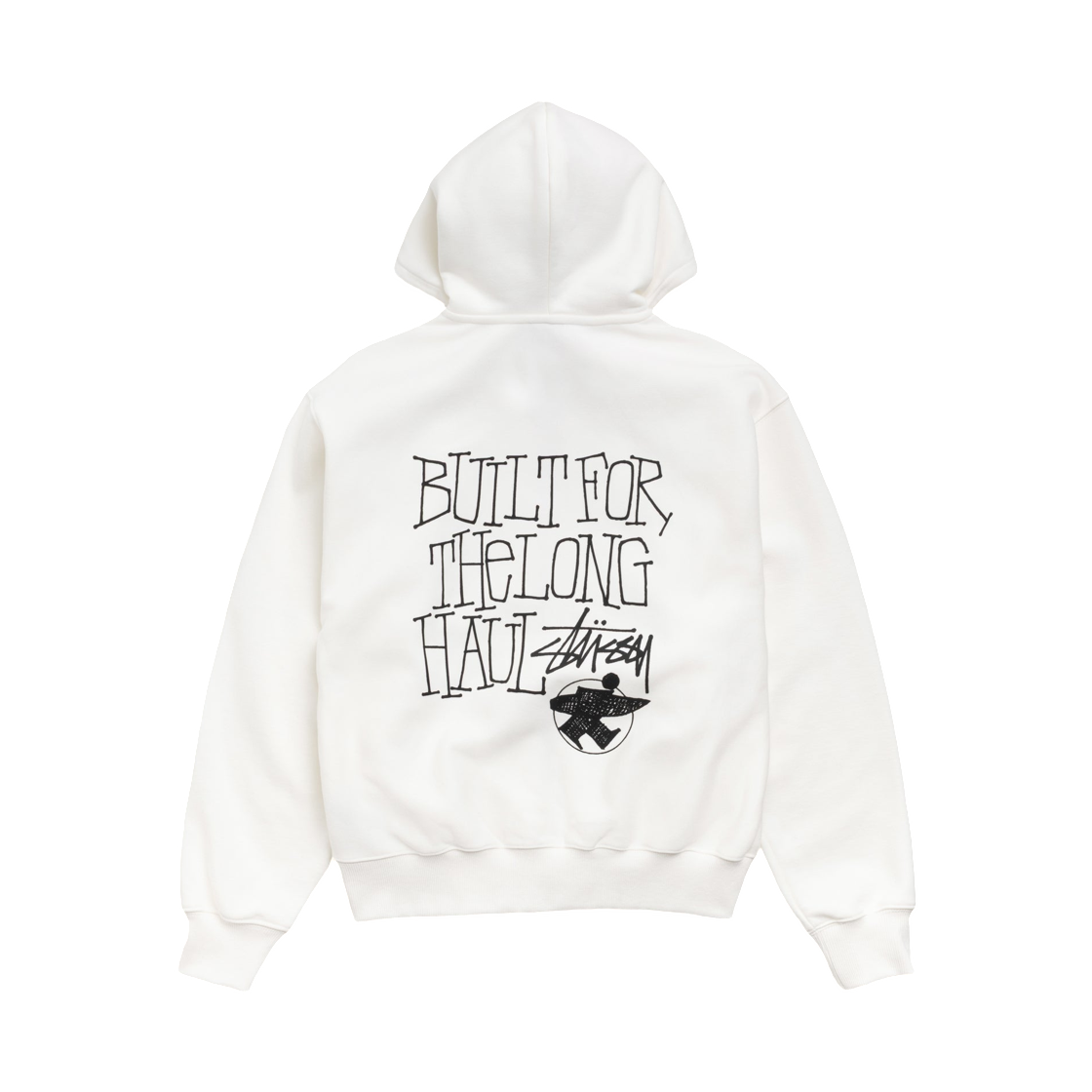 스투시 롱 하울 집 후디 오프 화이트(Stussy Long Haul Zip Hoodie Off White) - 2