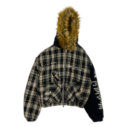 PACOSPLY Virginia Fur Jacket Black