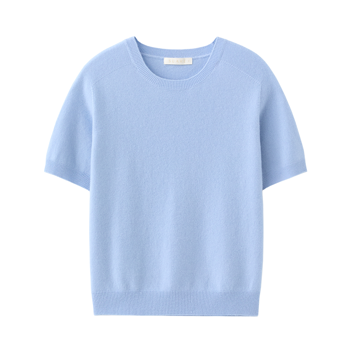 (W) 수아레 우먼 캐시10 울90 홀가 하프 니트 스카이 블루((W) Suare Woman Cash 10 Wool 90 Whole Garment Half Knit Sky Blue) - 1