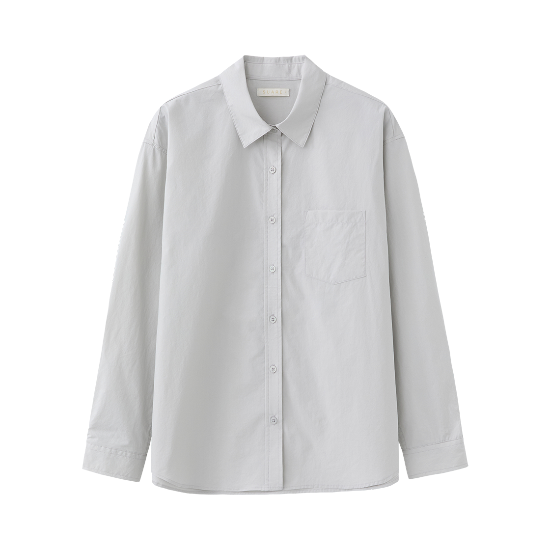 SBF1SH02WLG (W) Suare Women Pure Cotton Standard Shirt Light Gray
