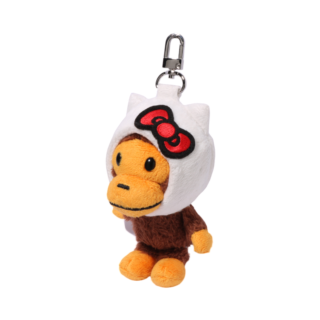 베이프 x 산리오 캐릭터즈 플러시 인형 키체인 화이트(BAPE x Sanrio Characters Plush Doll Keychain White) - 2