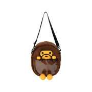BAPE Baby Milo Small Cross Bag Brown