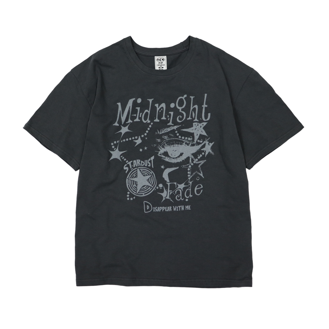 디파이클럽로버스 미드나잇 페이드 반팔 티셔츠 차콜(DEFYCLUBROBBERS Midnight Fade Tshirts Charcoal)