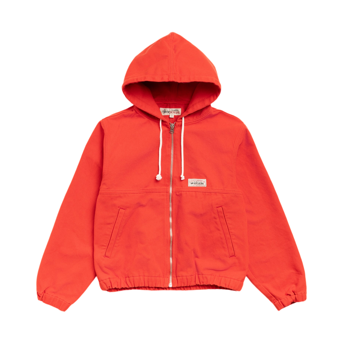 스투시 워크 자켓 언라인드 캔버스 레드(Stussy Work Jacket Unlined Canvas Red)
