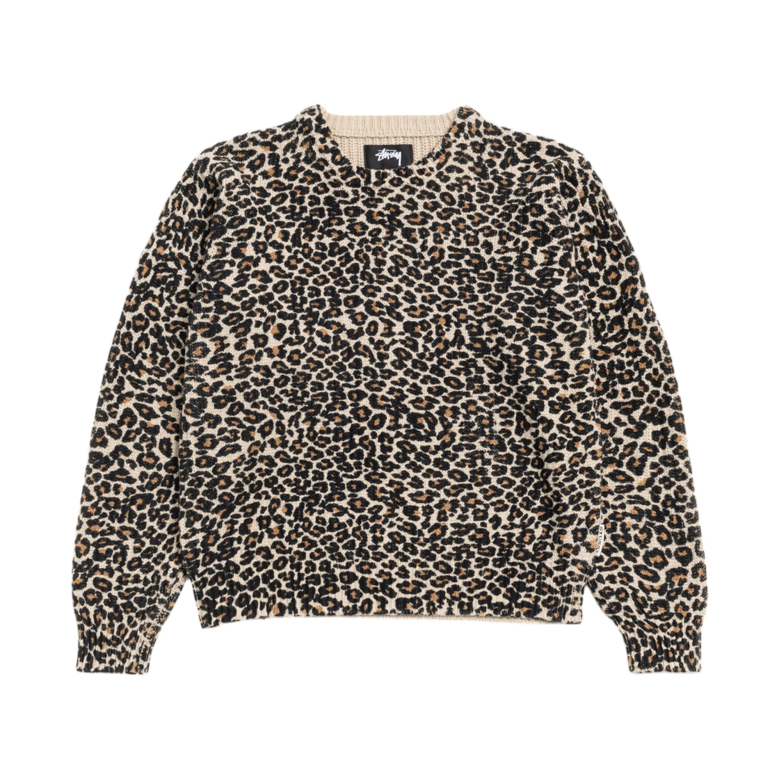 117287 Stussy Leopard Sweater Leopard